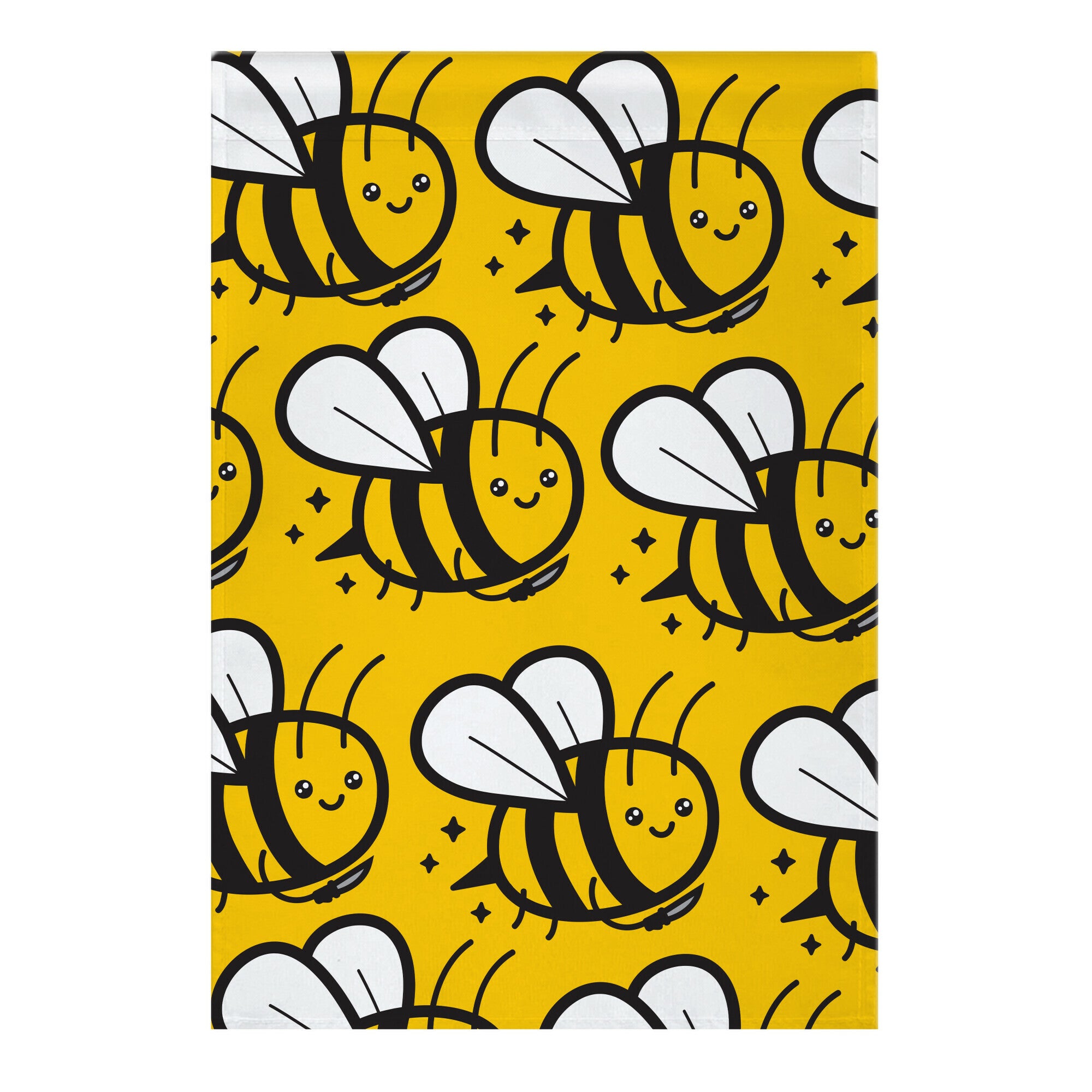 Bee With Knife Garden Flag